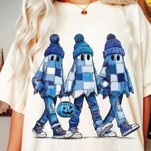 Cute Boo Ghost Shirt Tee, Spooky Season Tee, Fall Pumpkin Tee